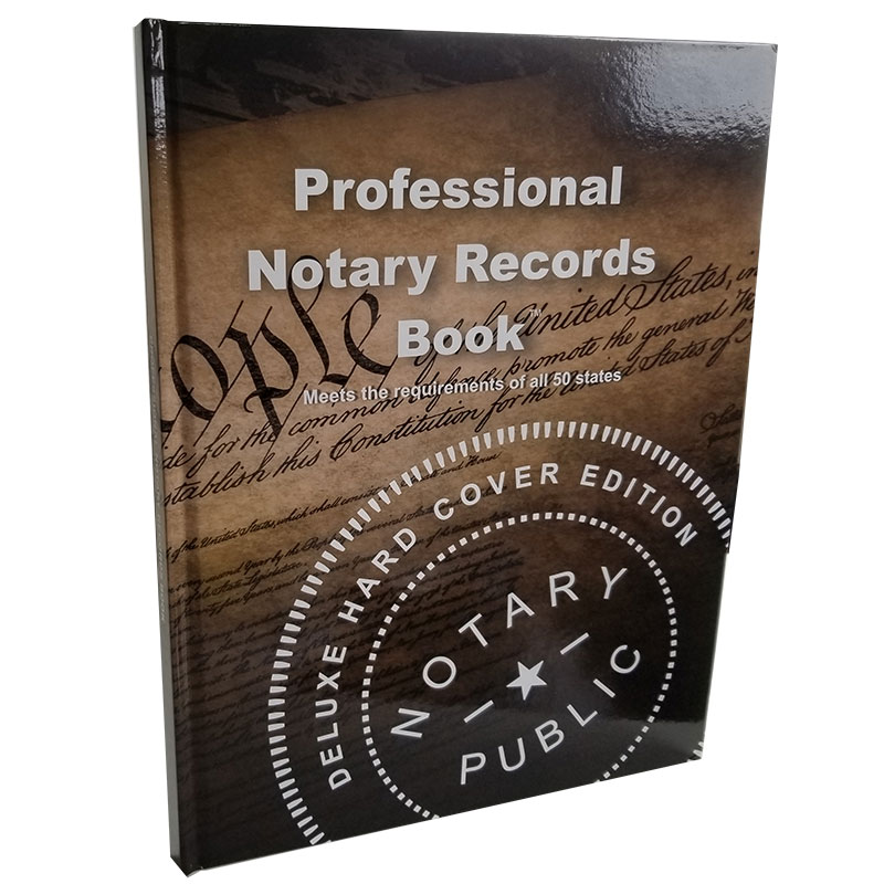 Deluxe Professional Notary Records Book&trade;<br>(Hard Cover)