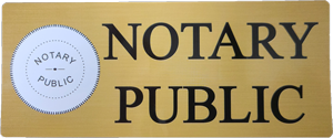 Notary Public Decal